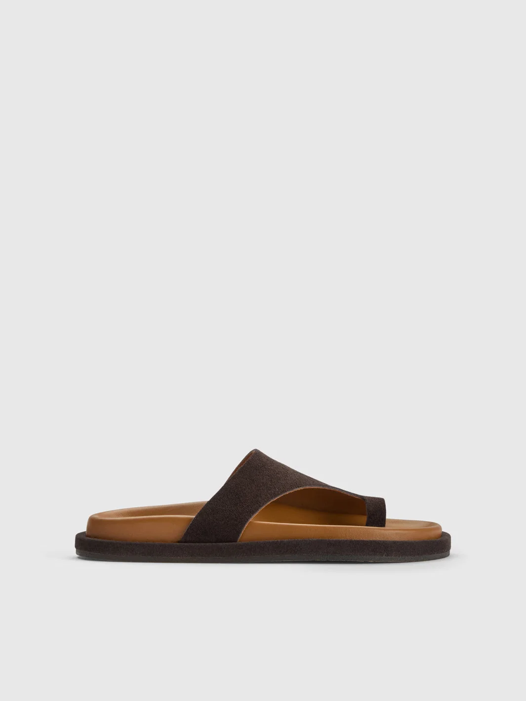 Rosanna Walnut Suede Comfy sandals - 1