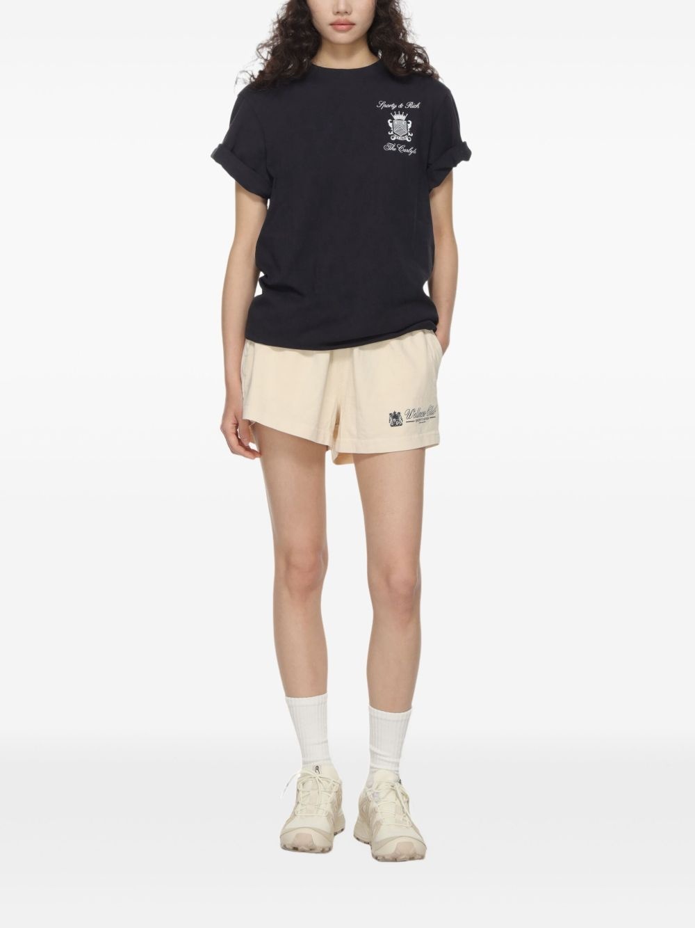 printed cotton shorts - 2
