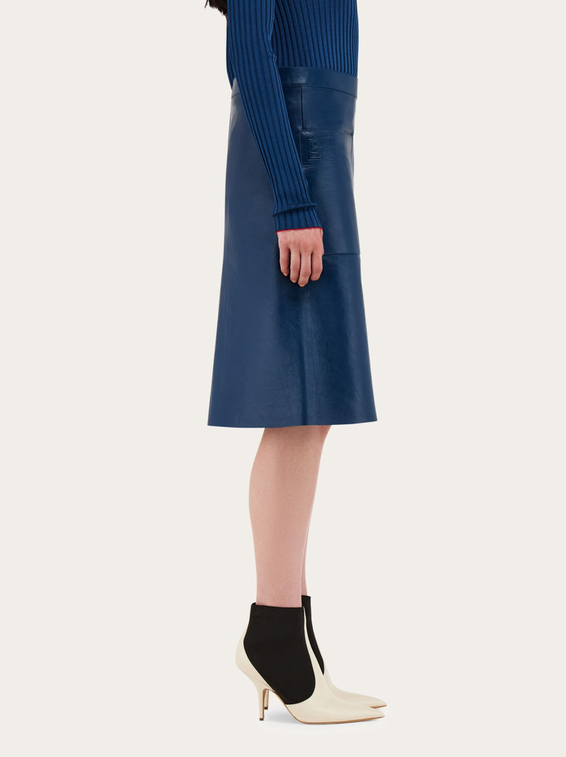 FERRAGAMO Leather skirt outlook