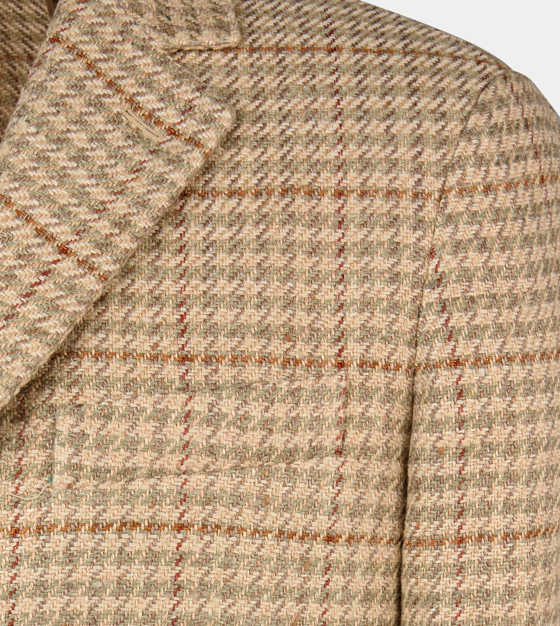 BLAZER IN SILK BLEND LINEN - BEIGE - 7