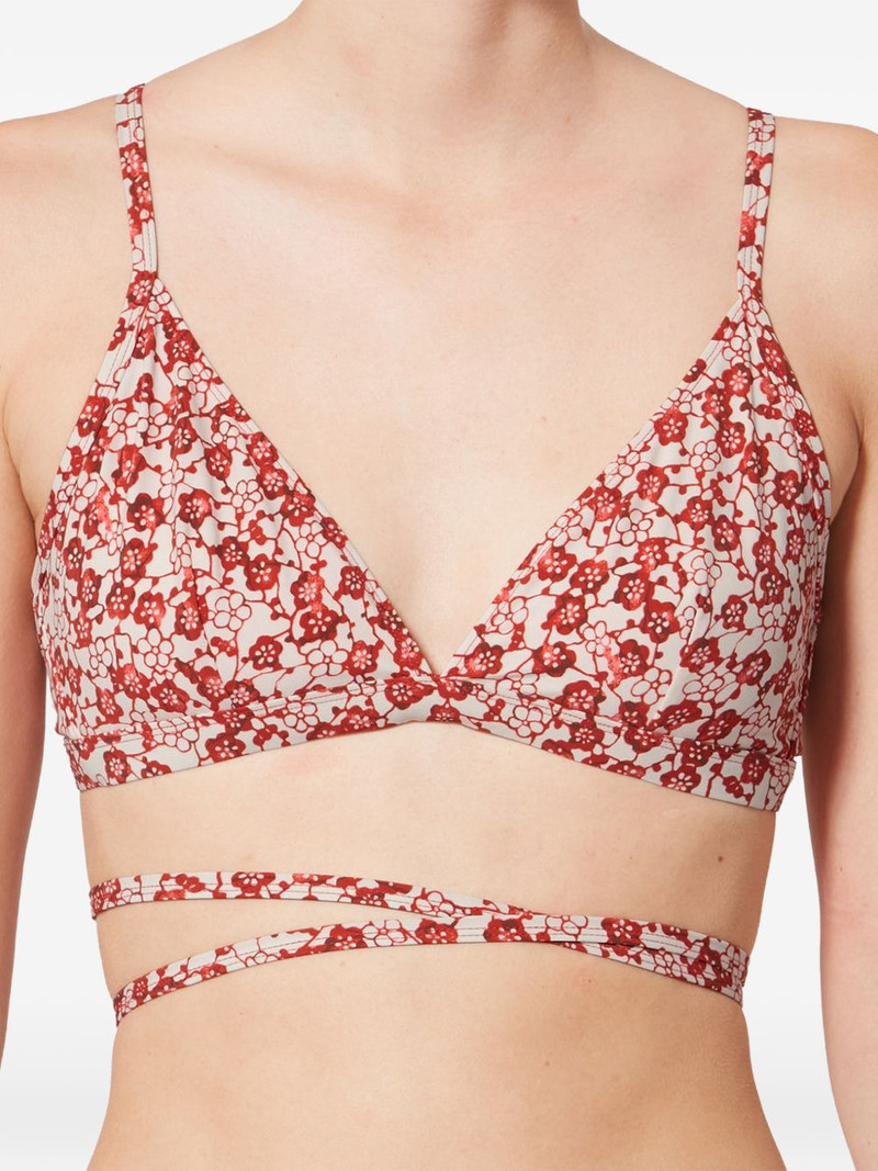 Solange floral-print bikini top 5