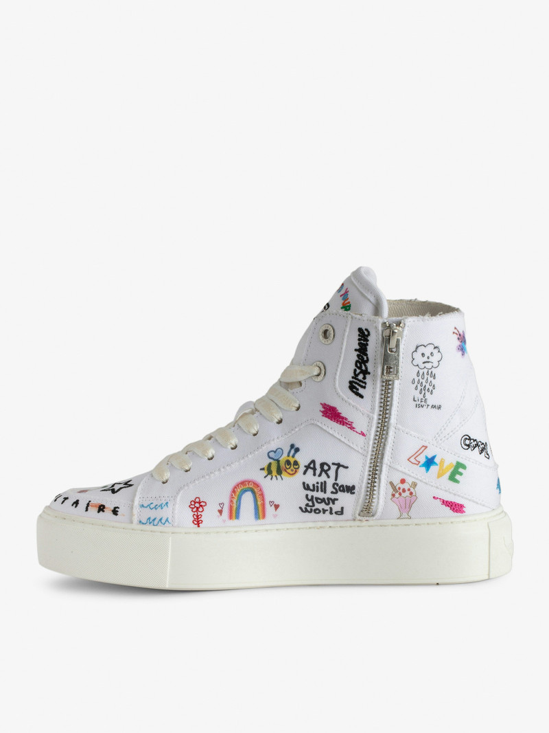 Zadig & Voltaire ZV1747 High Flash Chunky High-Top Trainers outlook