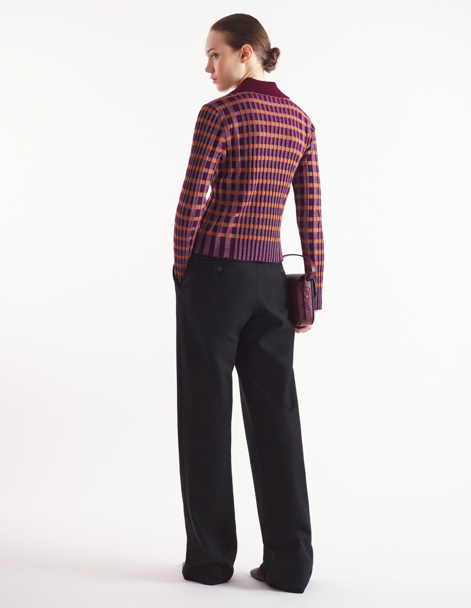 CHECKED KNITTED SHIRT - 5