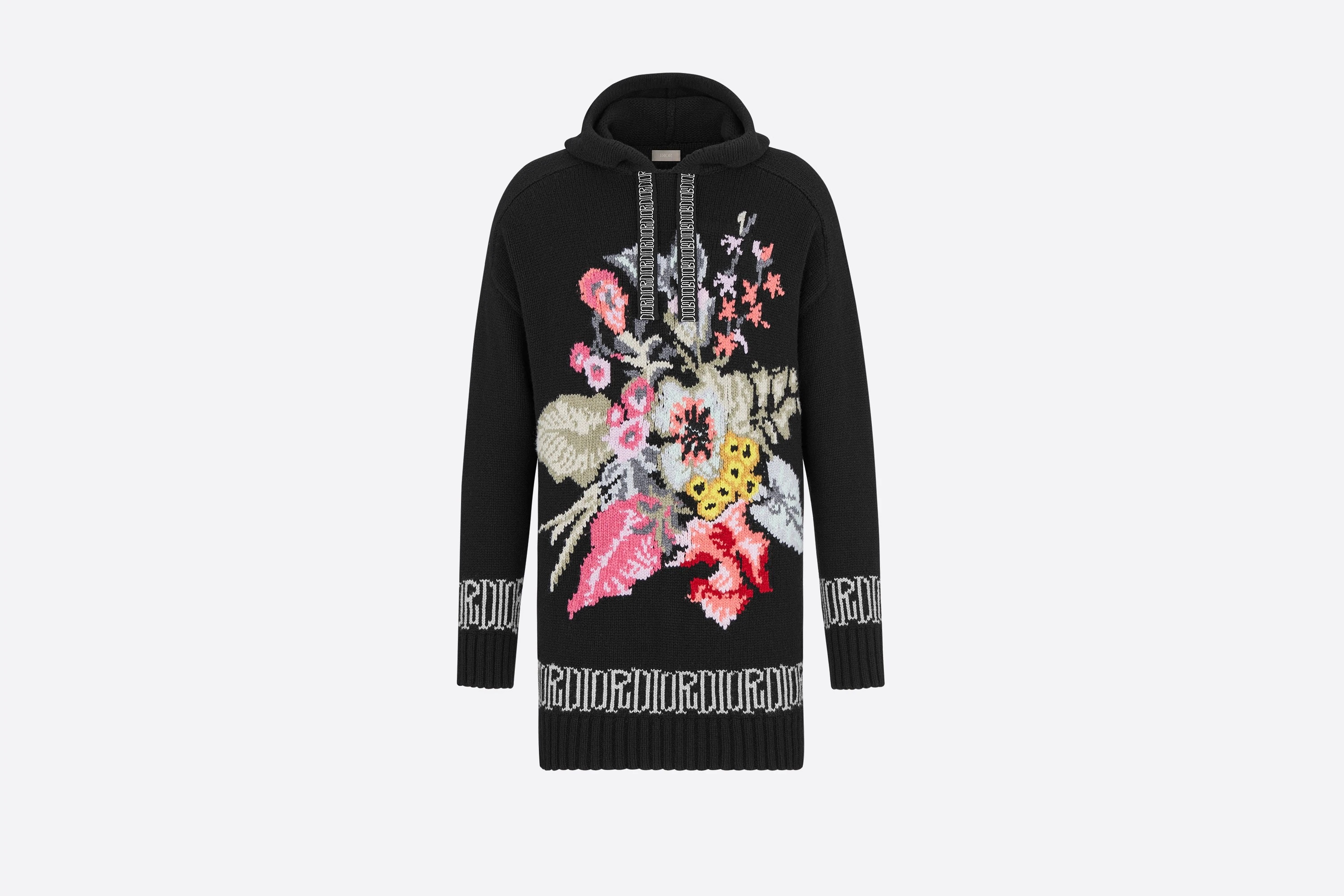 DIOR AND SHAWN Long Hooded Sweatshirt - 1