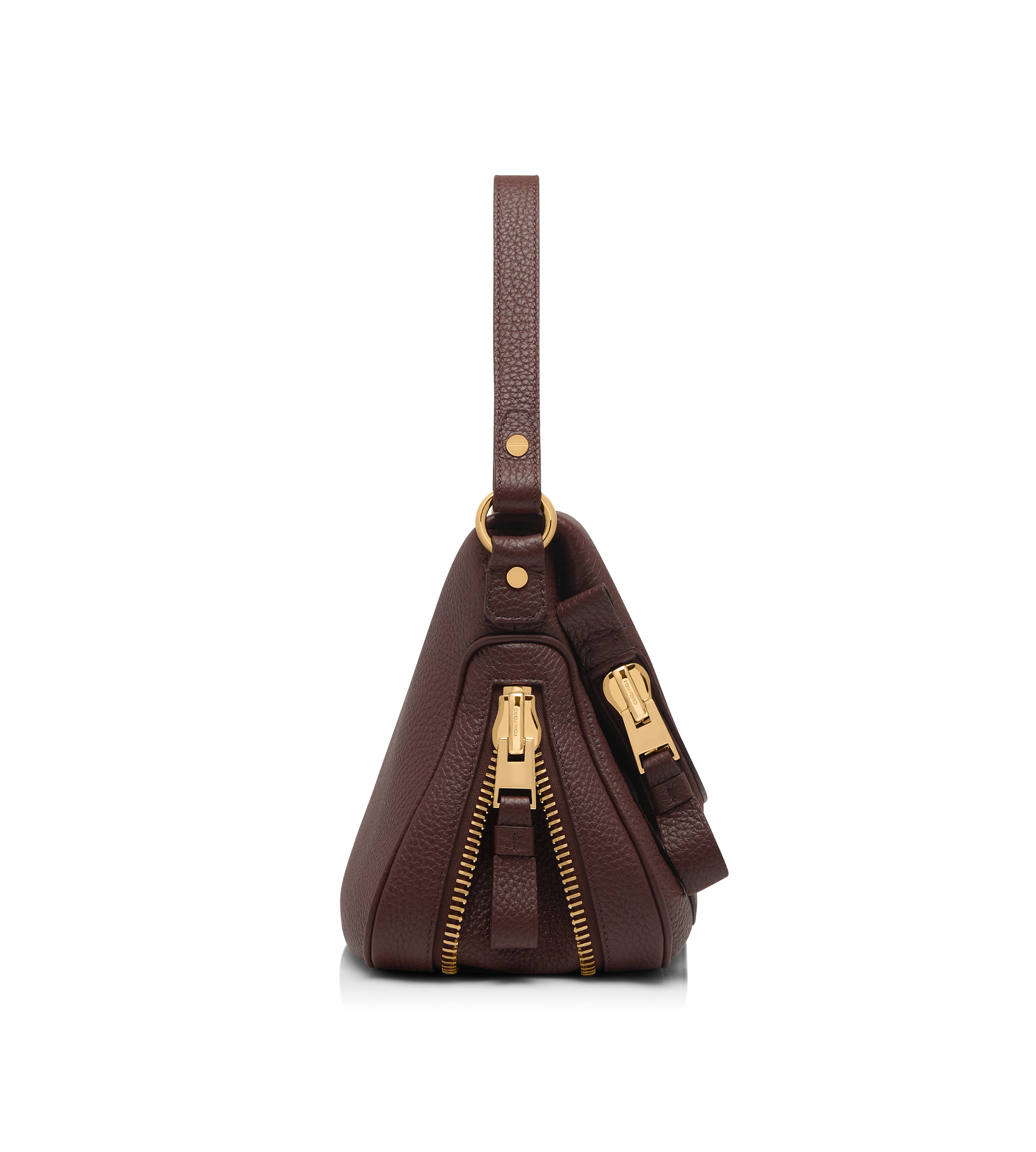 GRAIN LEATHER JENNIFER MEDIUM DOUBLE STRAP BAG - 2