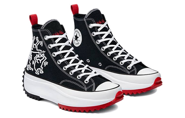 Converse Keith Haring x Run Star Hike 'Black White Red' 171859C - 3