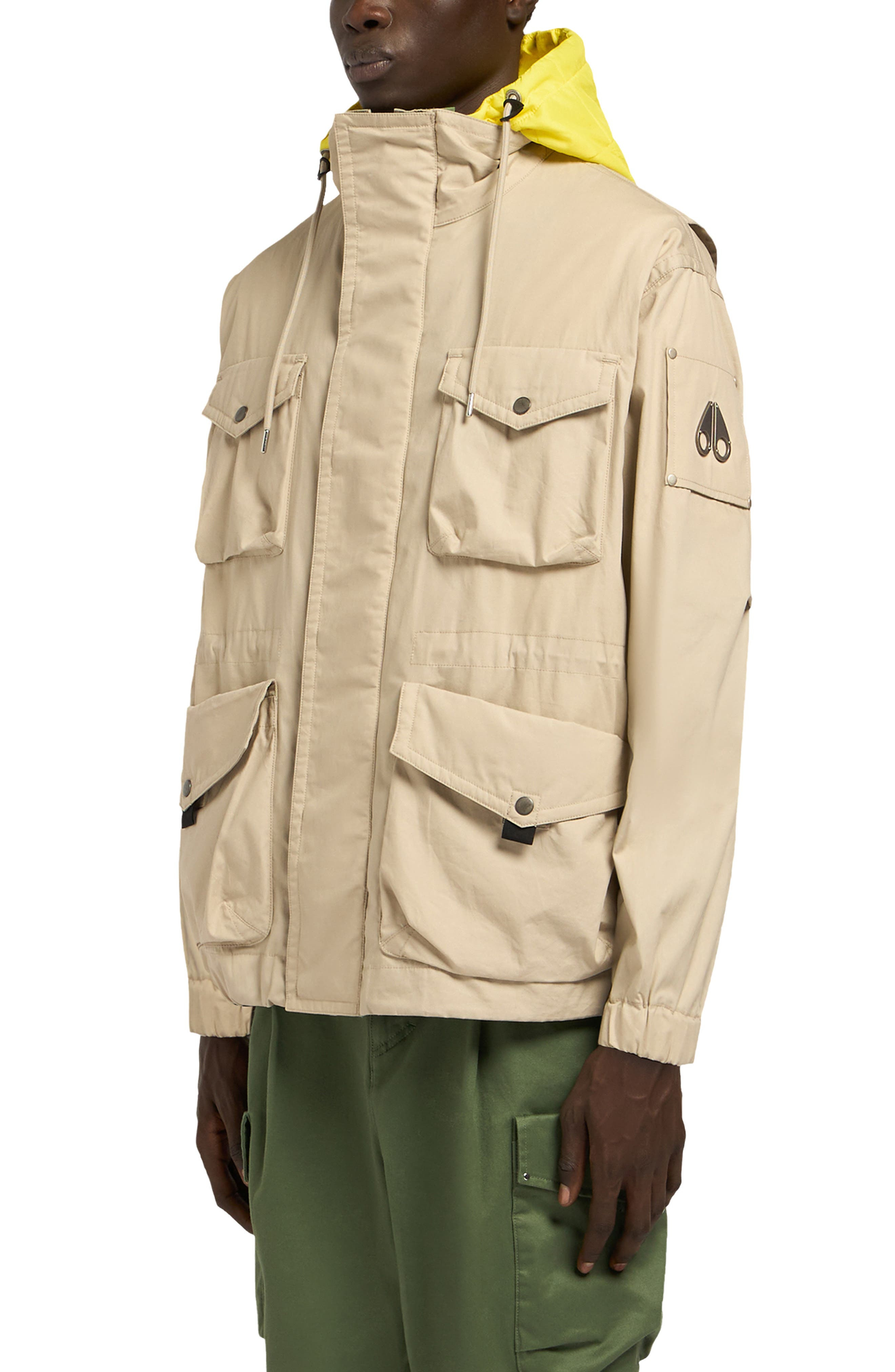Moose Knuckles Hudson Utility Jacket in Tanned/Ray at Nordstrom - 4