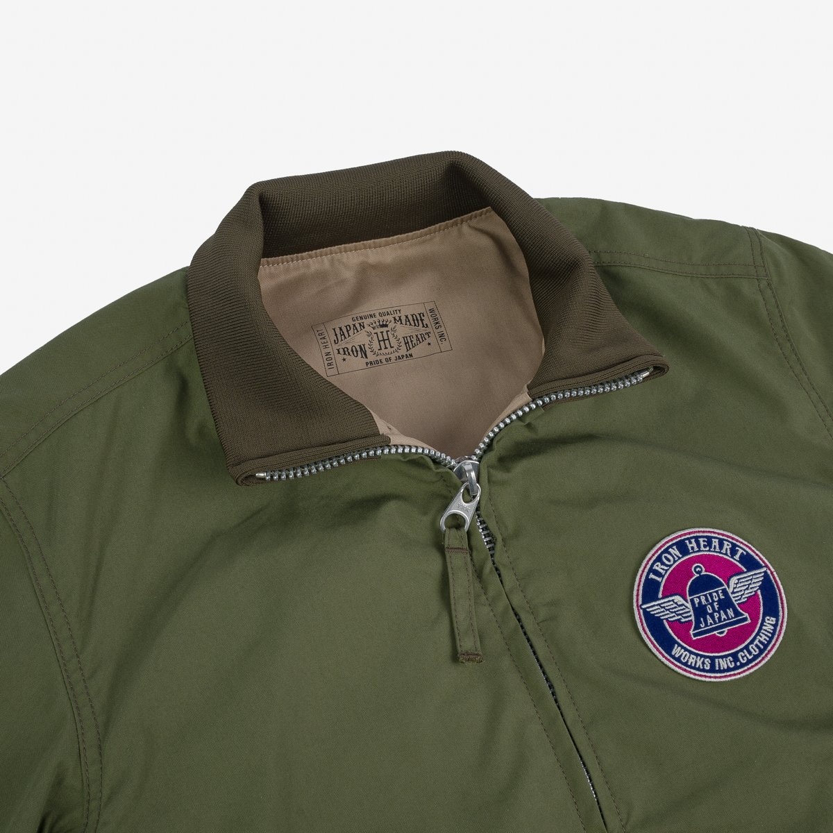 IHJ-130-OLV Reversible Tanker Jacket - Olive - 8