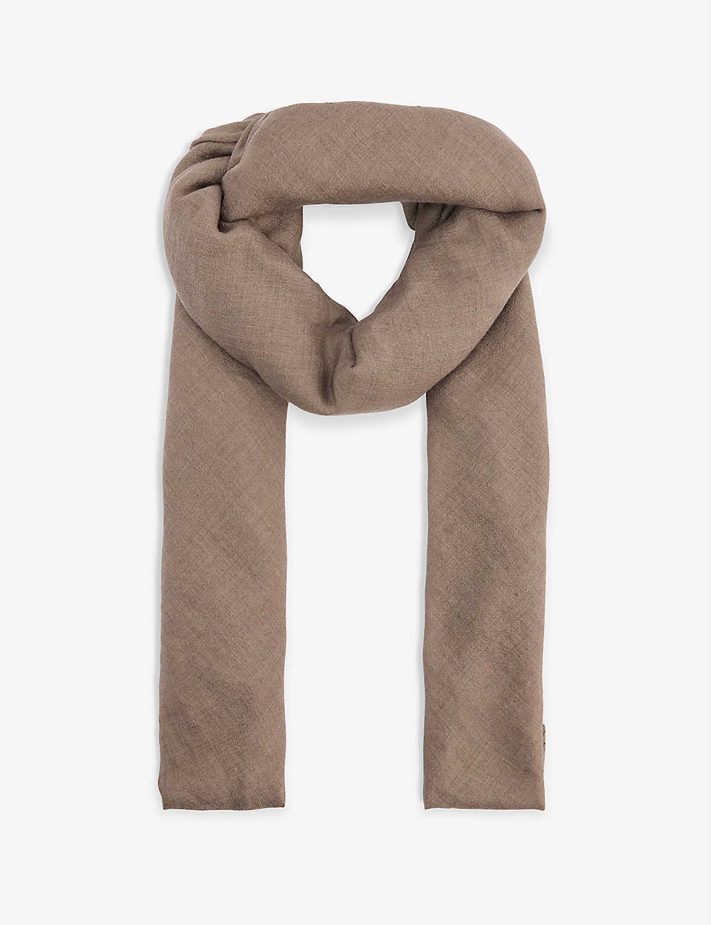 Rick Owens Ginny cashmere and silk knitted scarf | REVERSIBLE