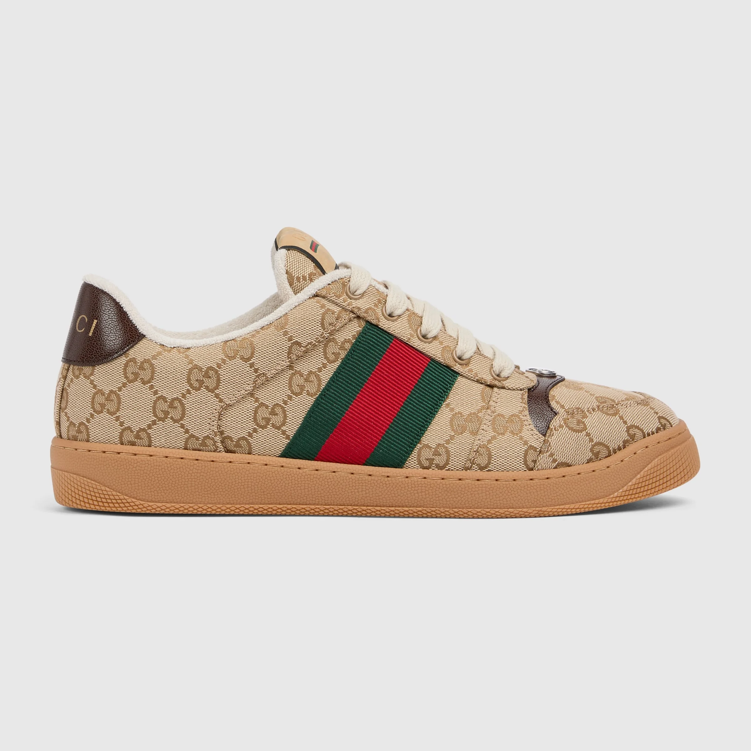 Men's worn-out effect Screener sneaker - 1