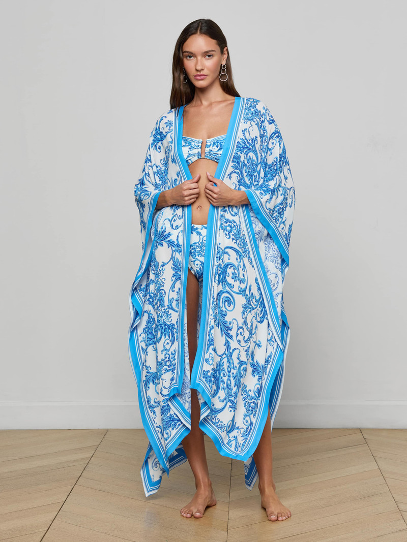 L'AGENCE Kara Kimono Cover-Up outlook
