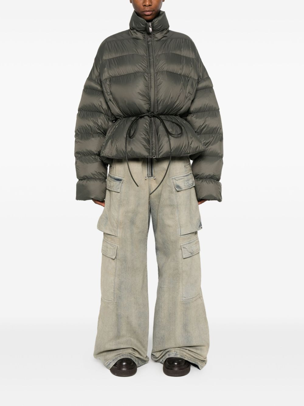 quilted drawstring jacket - 2