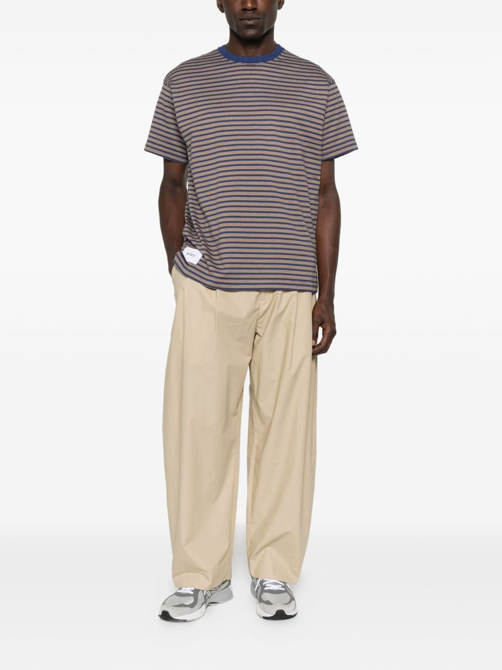 striped short-sleeve T-shirt - 2