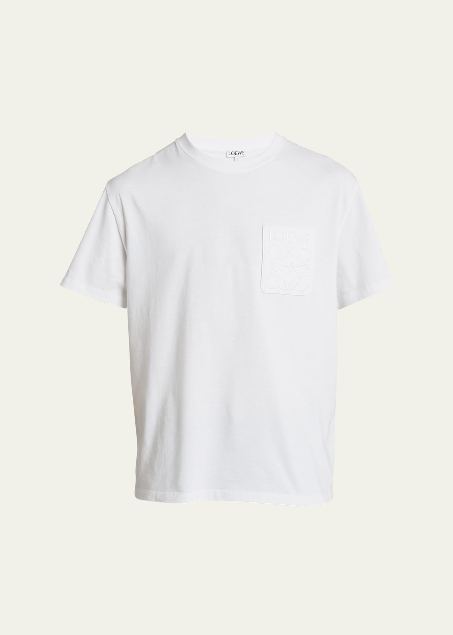Men's Embroidered Anagram Pocket T-Shirt - 1