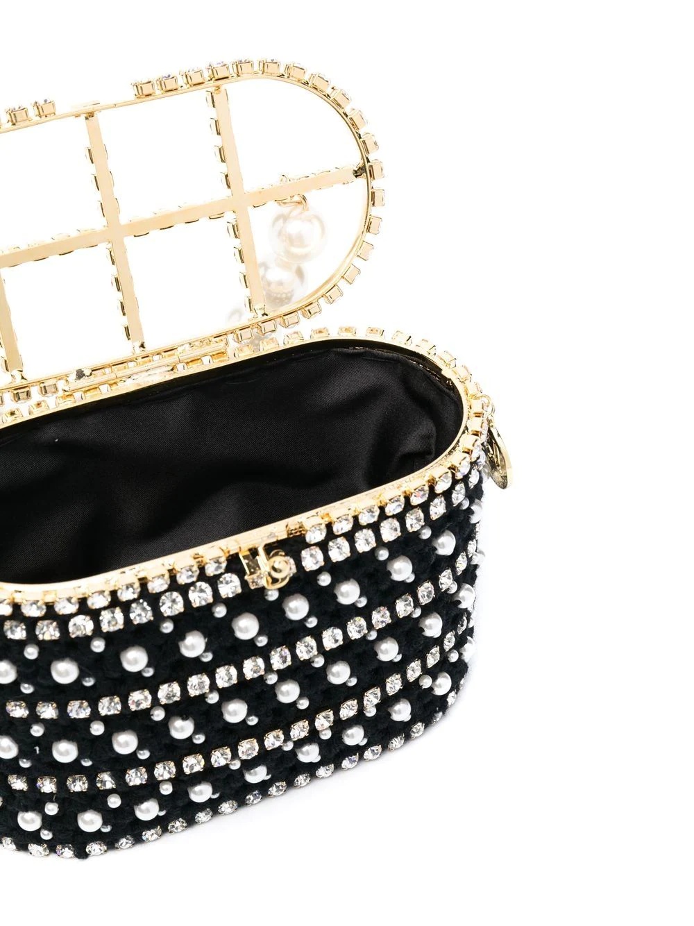 Holli Megeve embellished crochet tote bag - 5