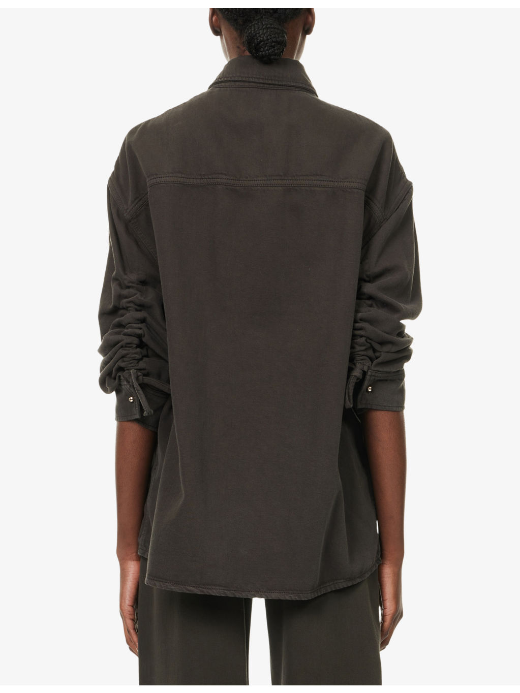Keanu Long-Sleeves Denim-Blend Shirt - 4