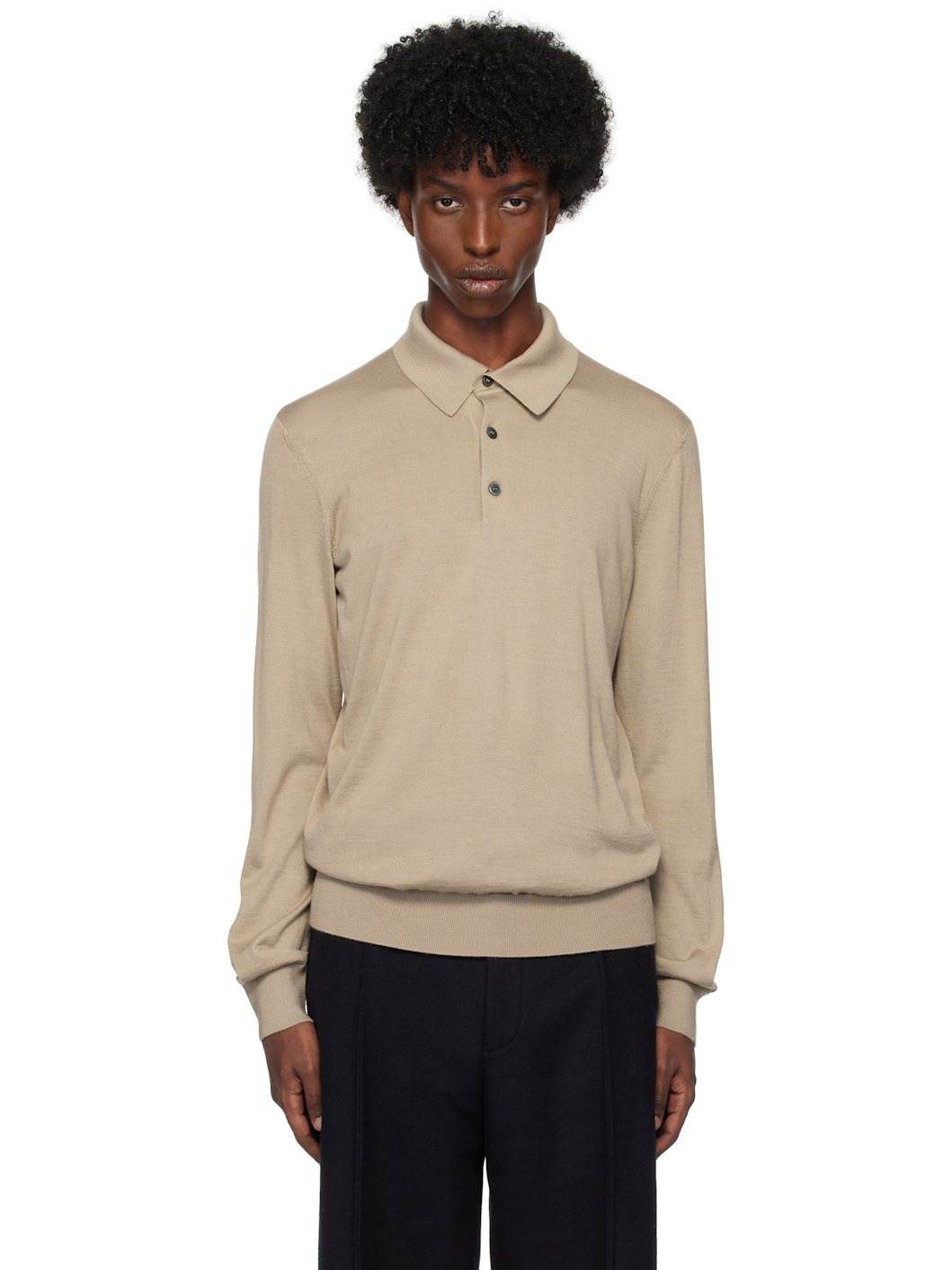 Taupe Casheta Polo - 1
