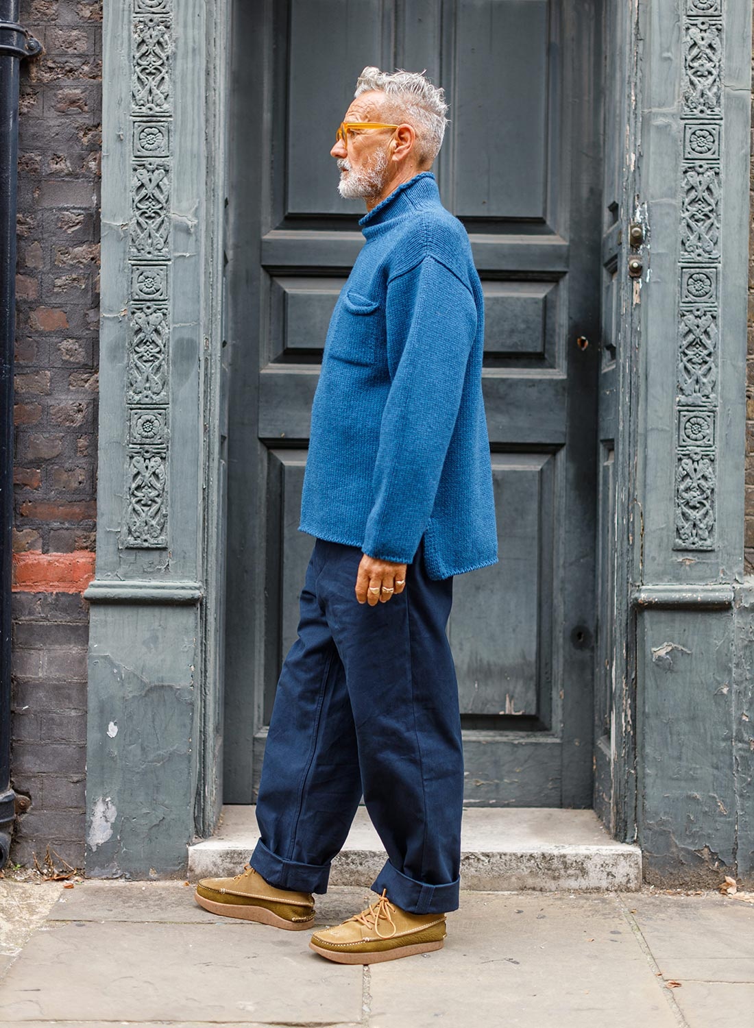 Farm Pant Canvas in Dark Navy