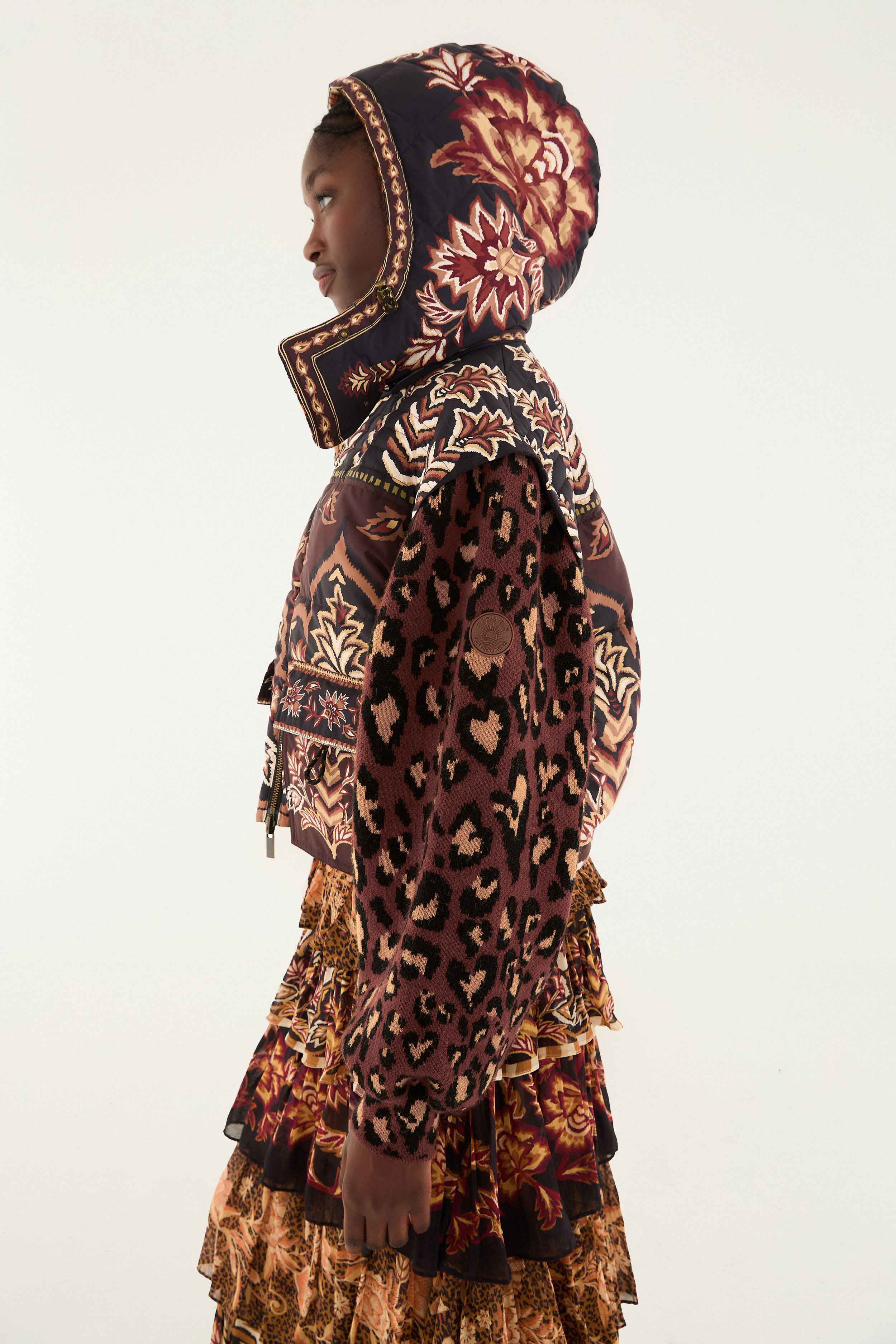Brown Winter Ainika Puffer Jacket - 4