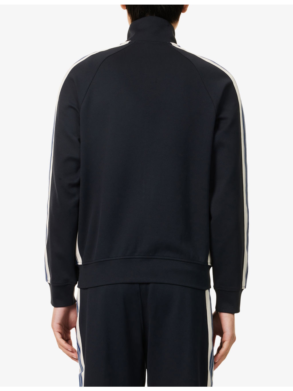 Logo-Print Striped Cotton Blend Sweatshirt - 4