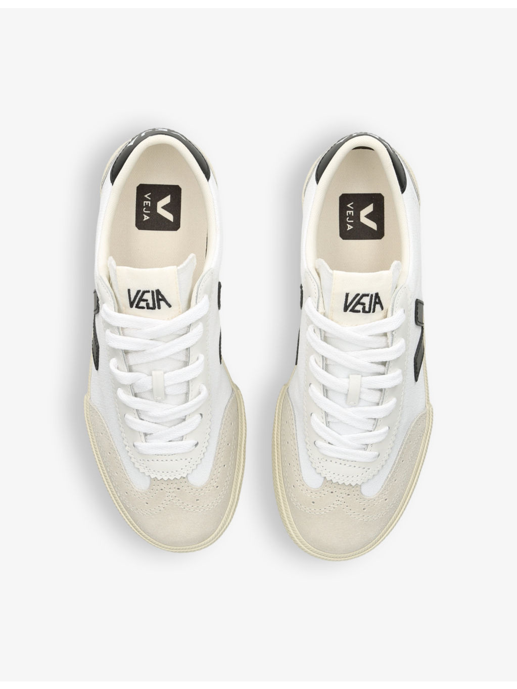 Women's Volley logo-embroidered canvas low-top trainers - 2