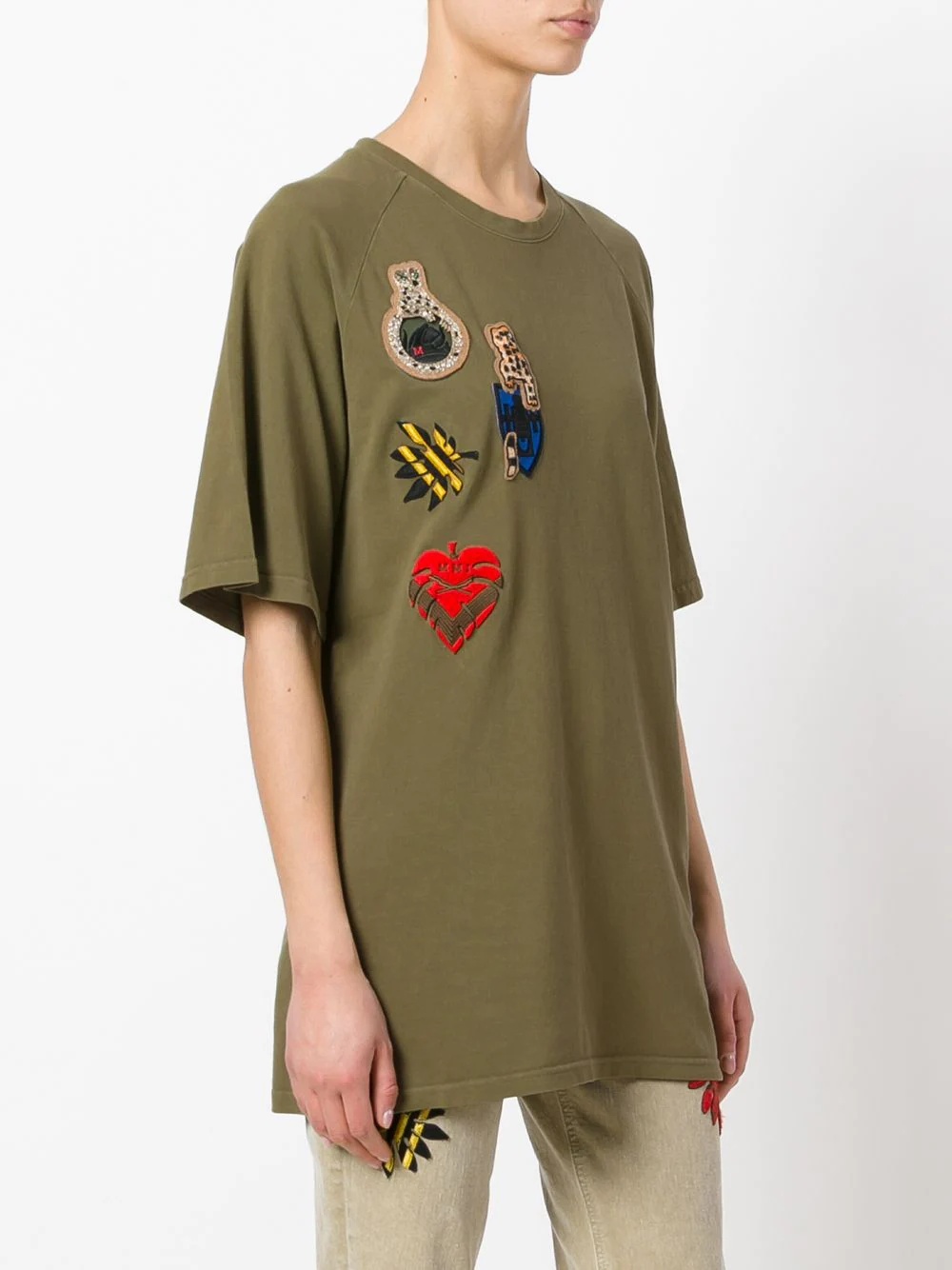 oversized multipatch T-shirt - 3