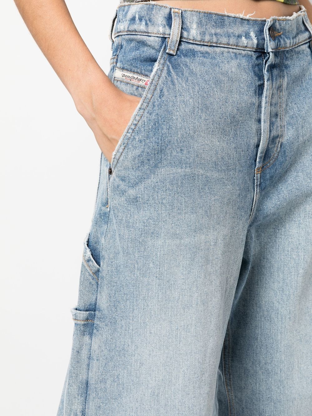 1996 D-Sire 0emag straight-leg jeans - 5