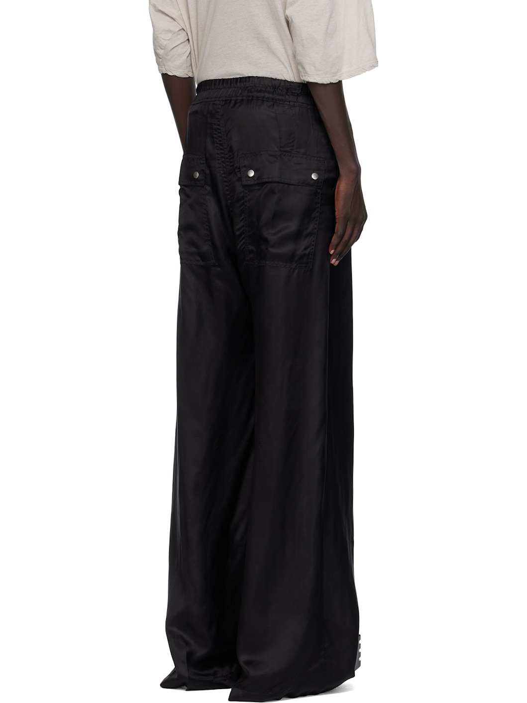 Black Concordians Wide Bela Trousers - 3