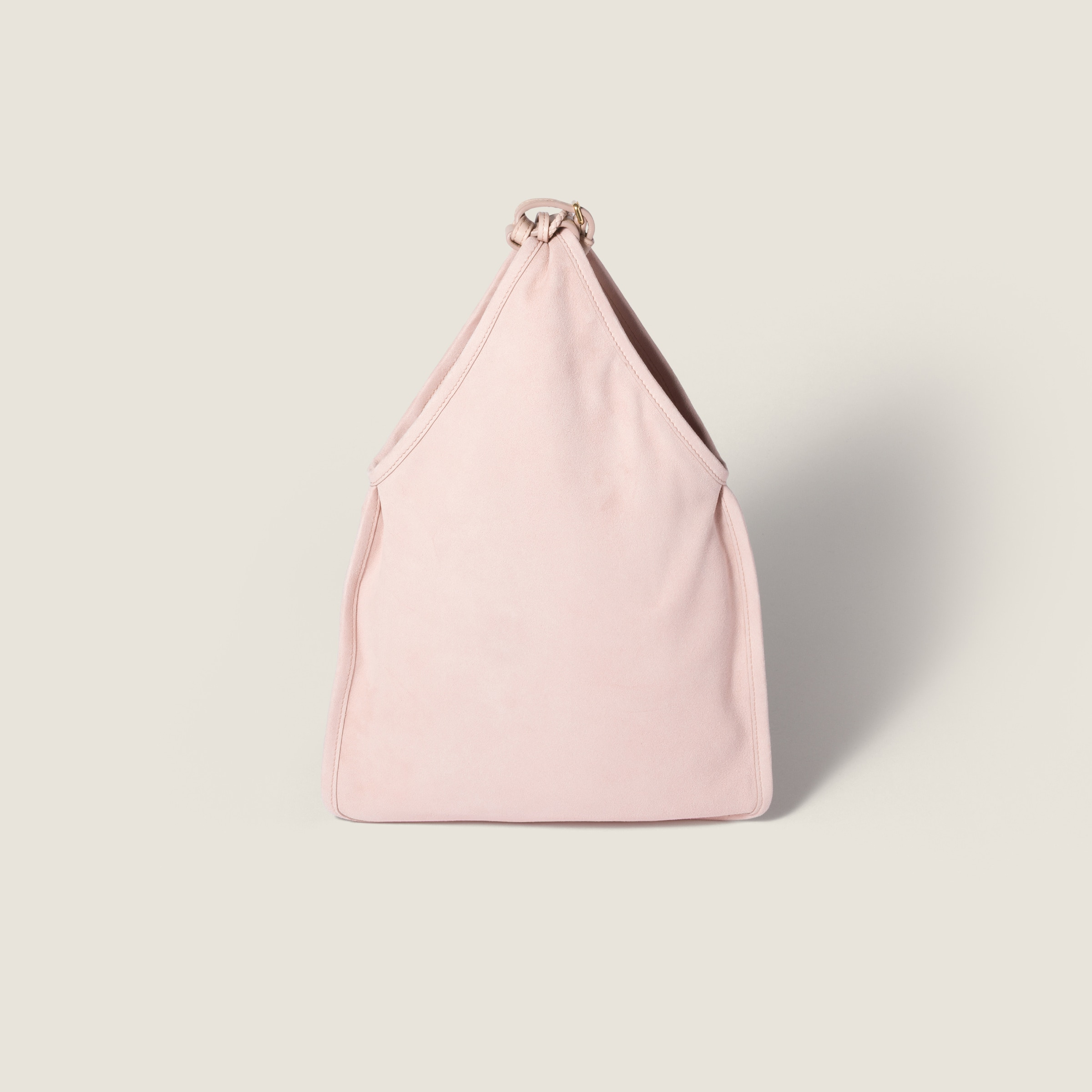 Suede handbag with tassels - 3