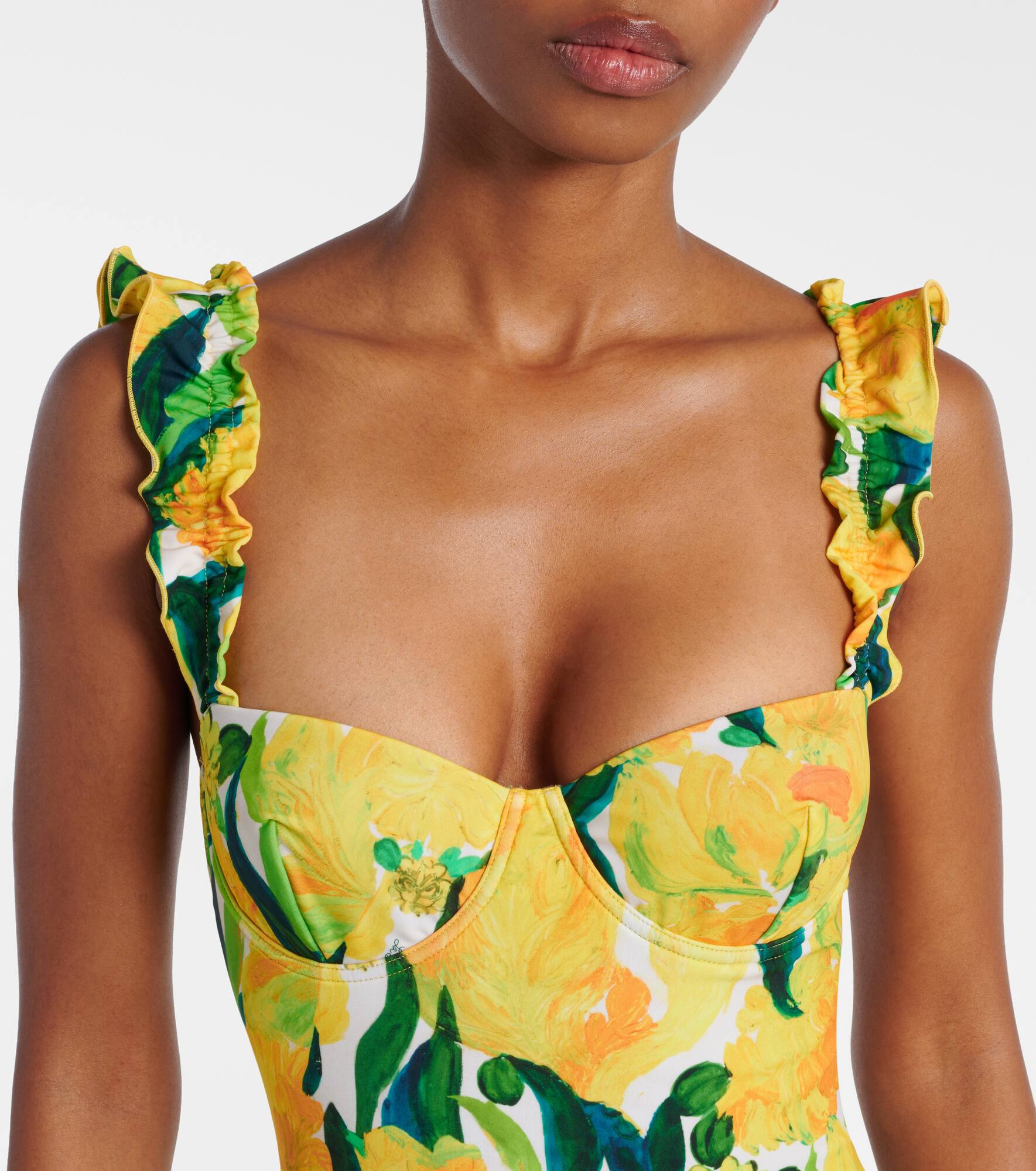 Boop floral ruffled swimsuit - 4