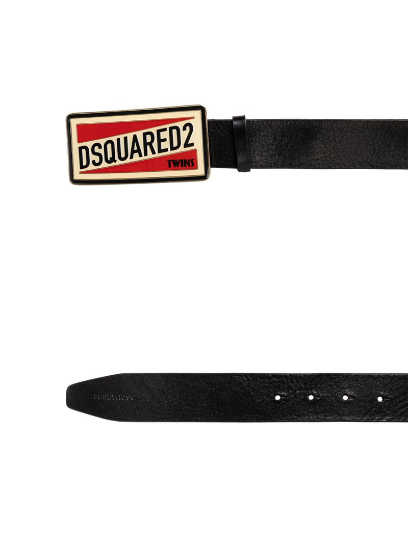 DSQUARED2 logo-buckle belt outlook