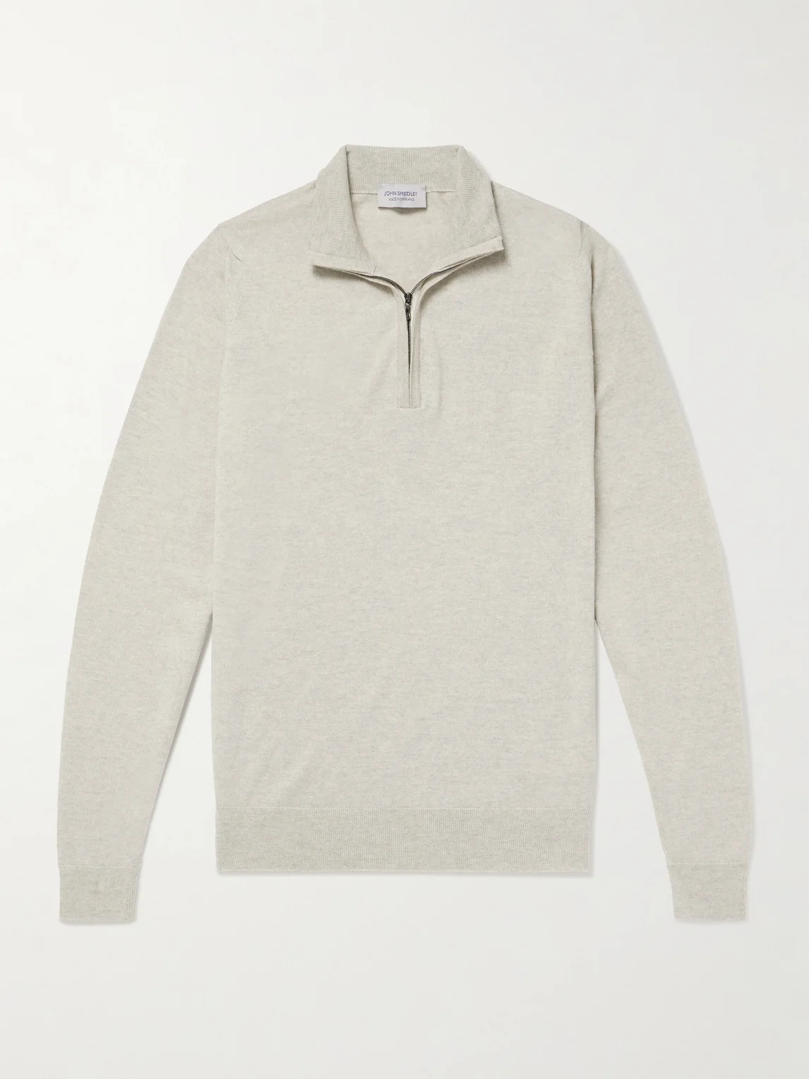 Tapton Slim-Fit Merino Wool Half-Zip Sweater - 1