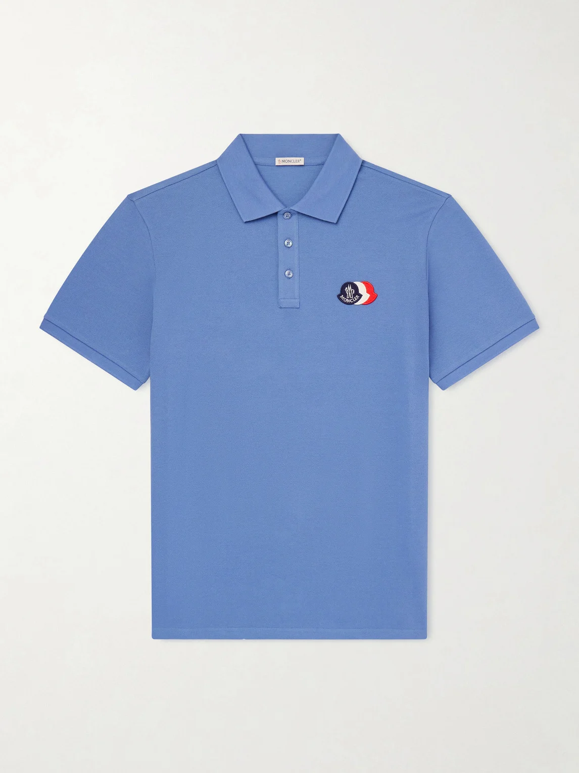 Logo-Appliquéd Cotton-Piqué Polo Shirt - 1