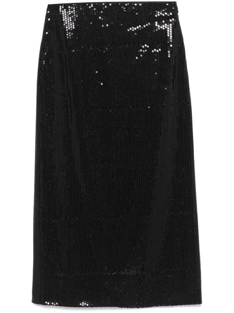 sequinned maxi skirt 1