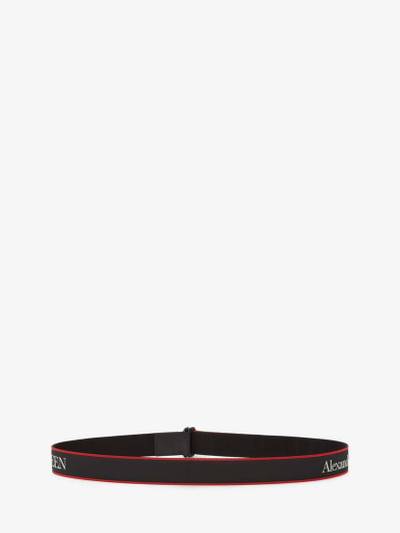 Alexander McQueen Camera Belt in Black/red outlook