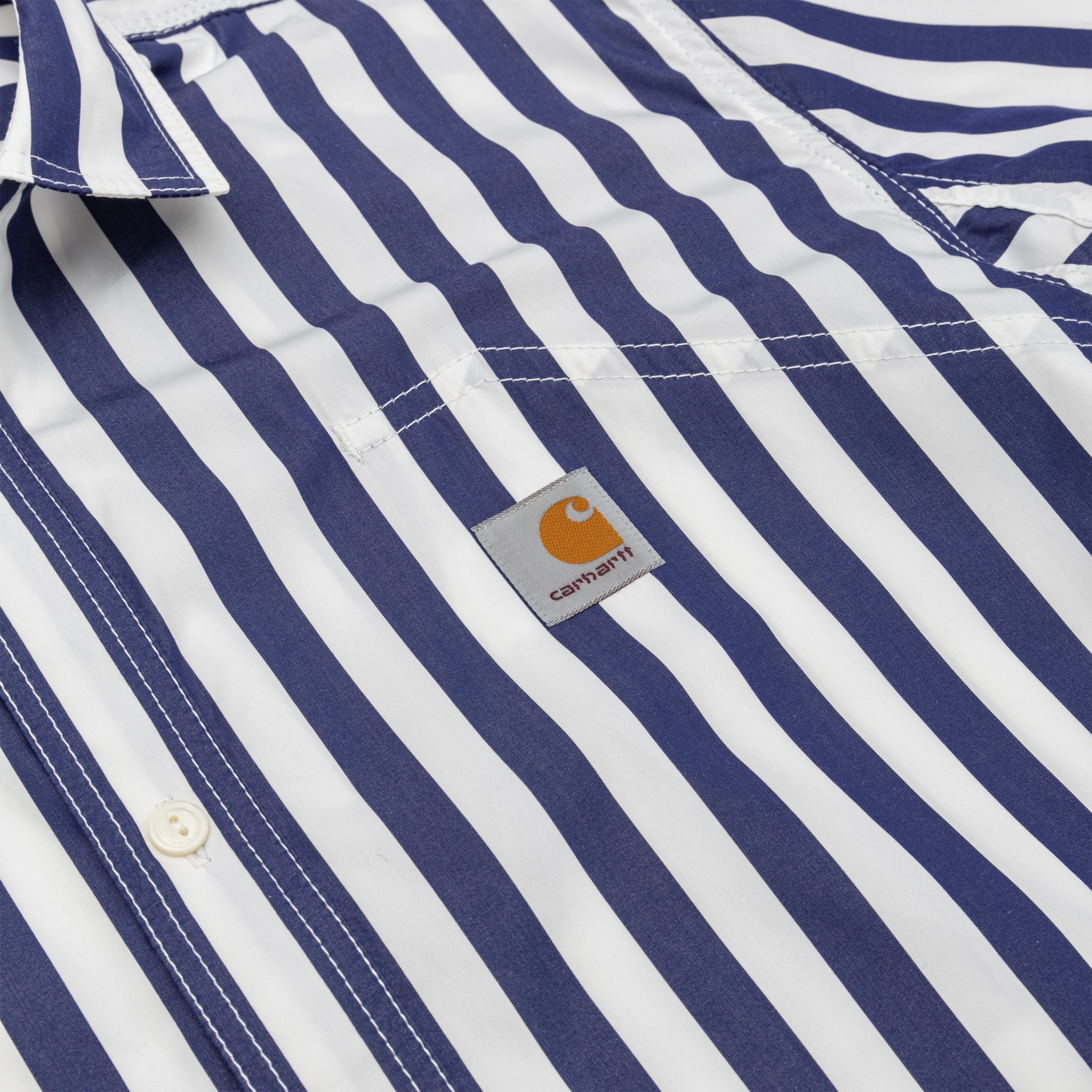 X CARHARTT WIP STRIPED S/S WORK SHIRT - 4