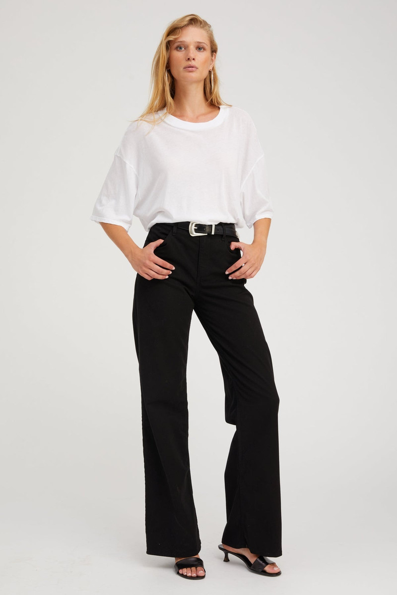SPRWMN WHITE BOXY TEE outlook