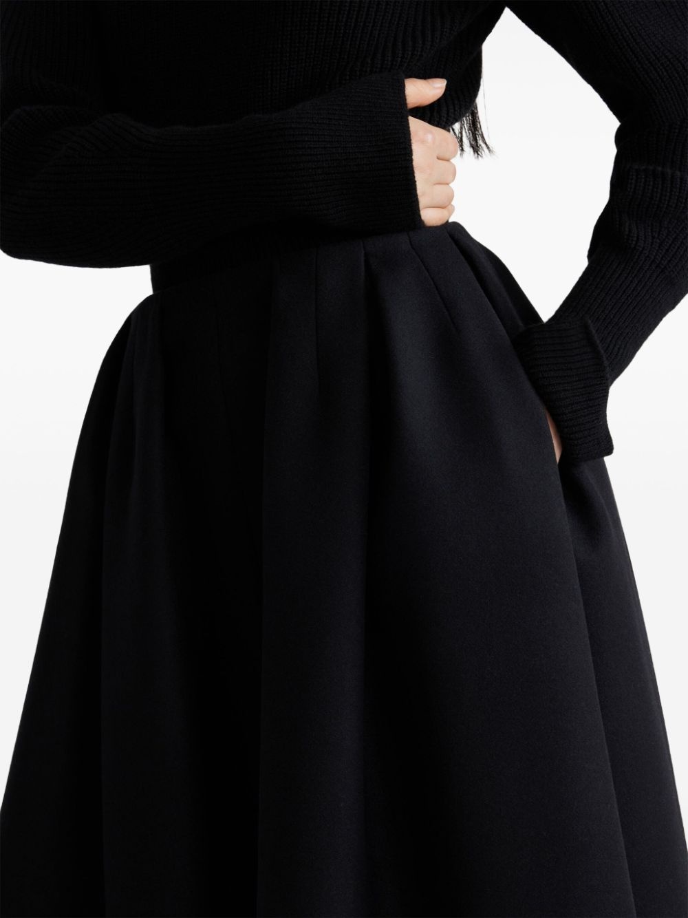 volume midi skirt - 4