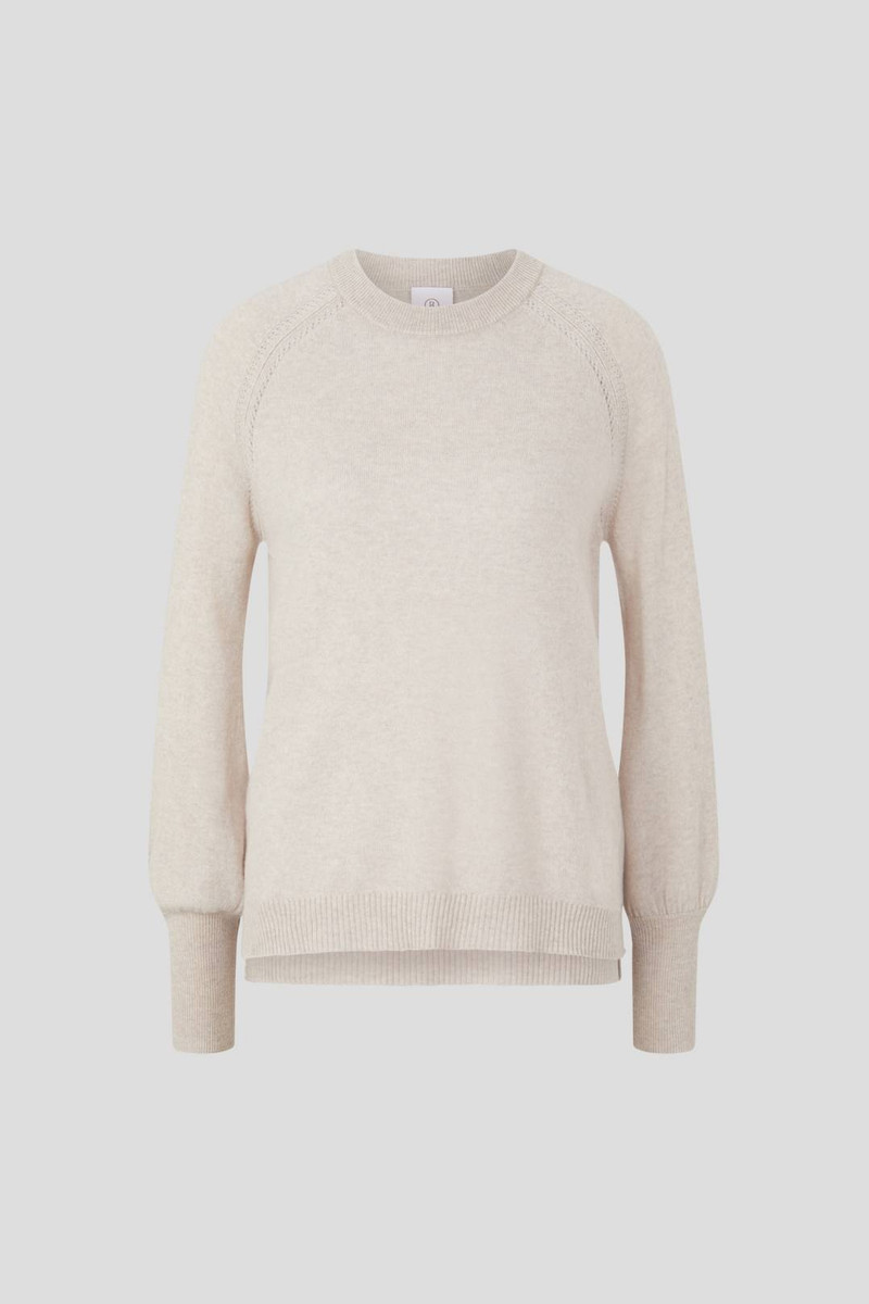 CINJA KNITTED PULLOVER IN SAND 1