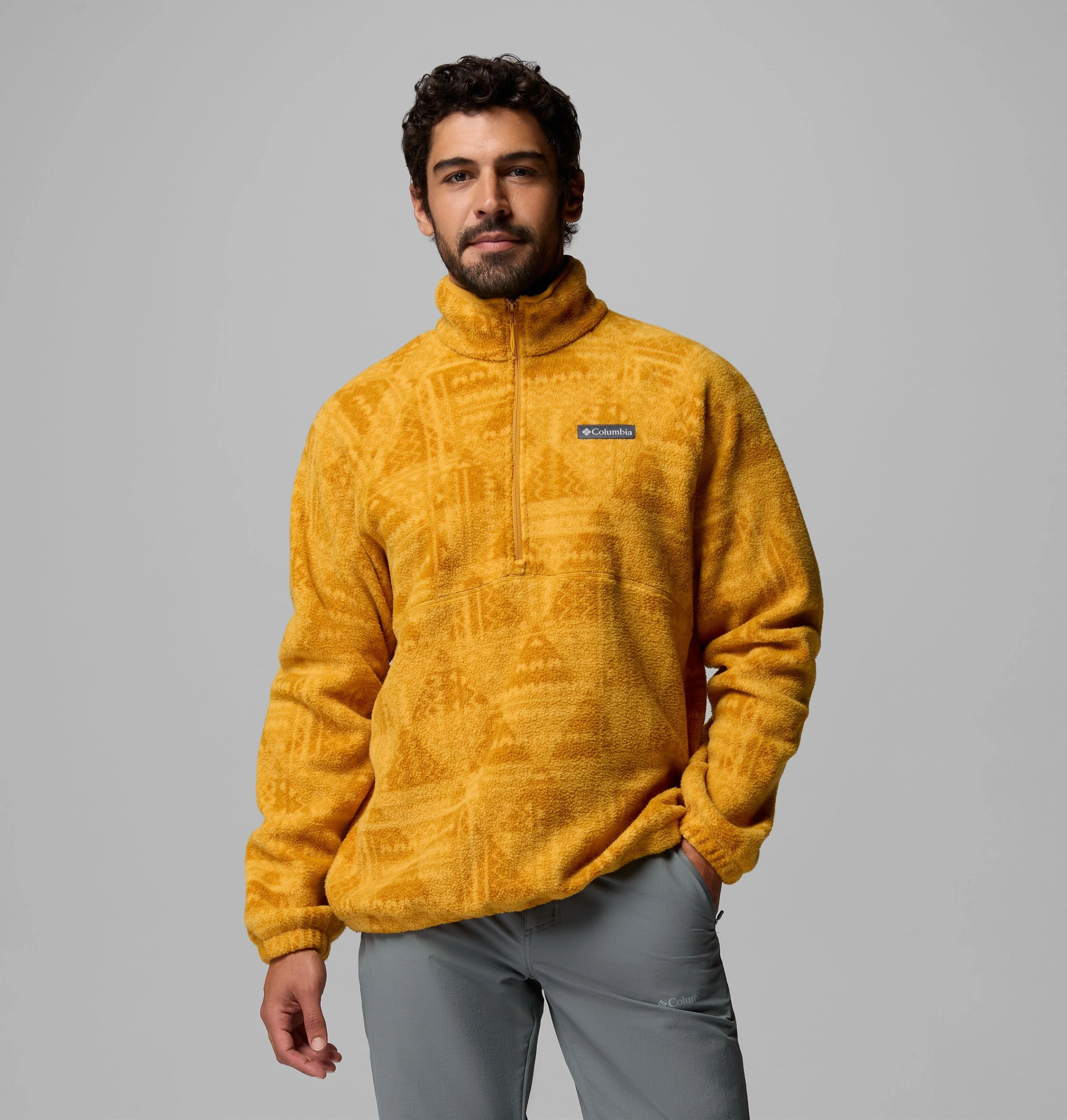 Men's Timber Crest MTR Fleece Printed Half Zip - 1