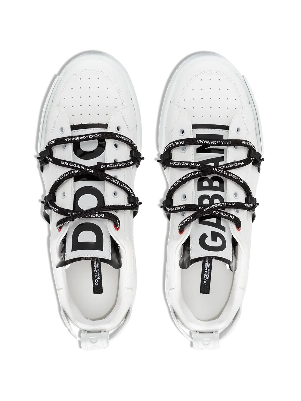 Portofino logo print sneakers - 4