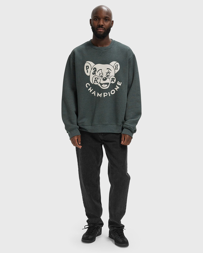 by Parra TIRED CHAMPIONE CREW NECK SWEATSHIRT outlook
