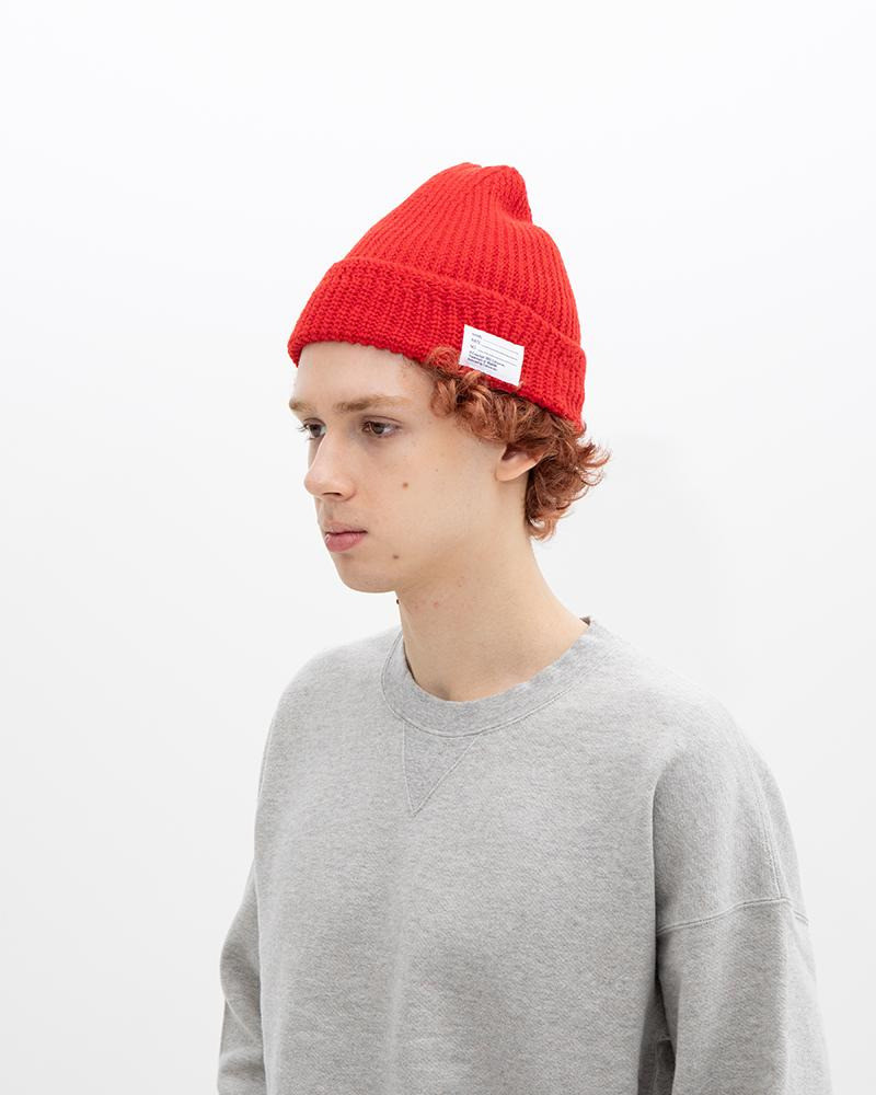 visvim KNIT BEANIE (WOOL) RED outlook