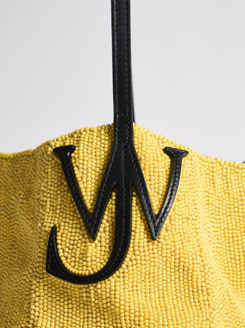 SMALL BEADED BULB BAG IN YELLOW 3