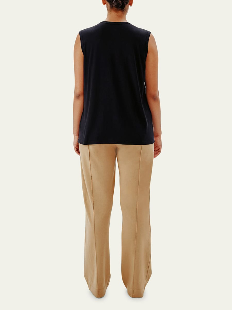 Another Tomorrow Loose Sleeveless Tee outlook