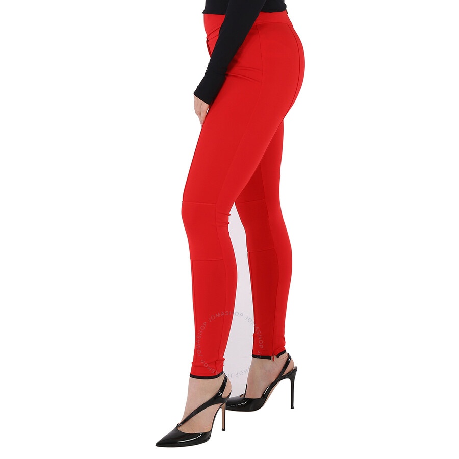 Burberry Ladies Bright Red  Stretch Crepe Jersey Jodhpurs - 5