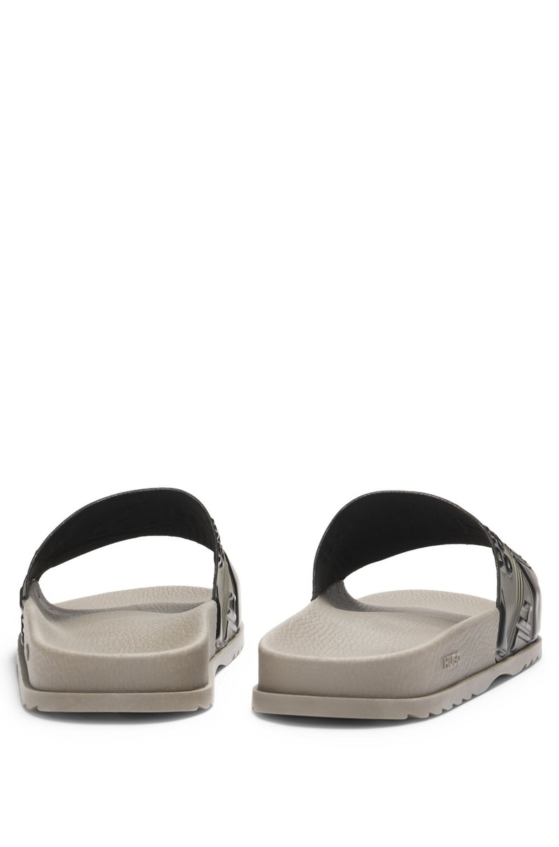 ITALIAN-MADE SLIDES WITH MIXED LOGOS 5