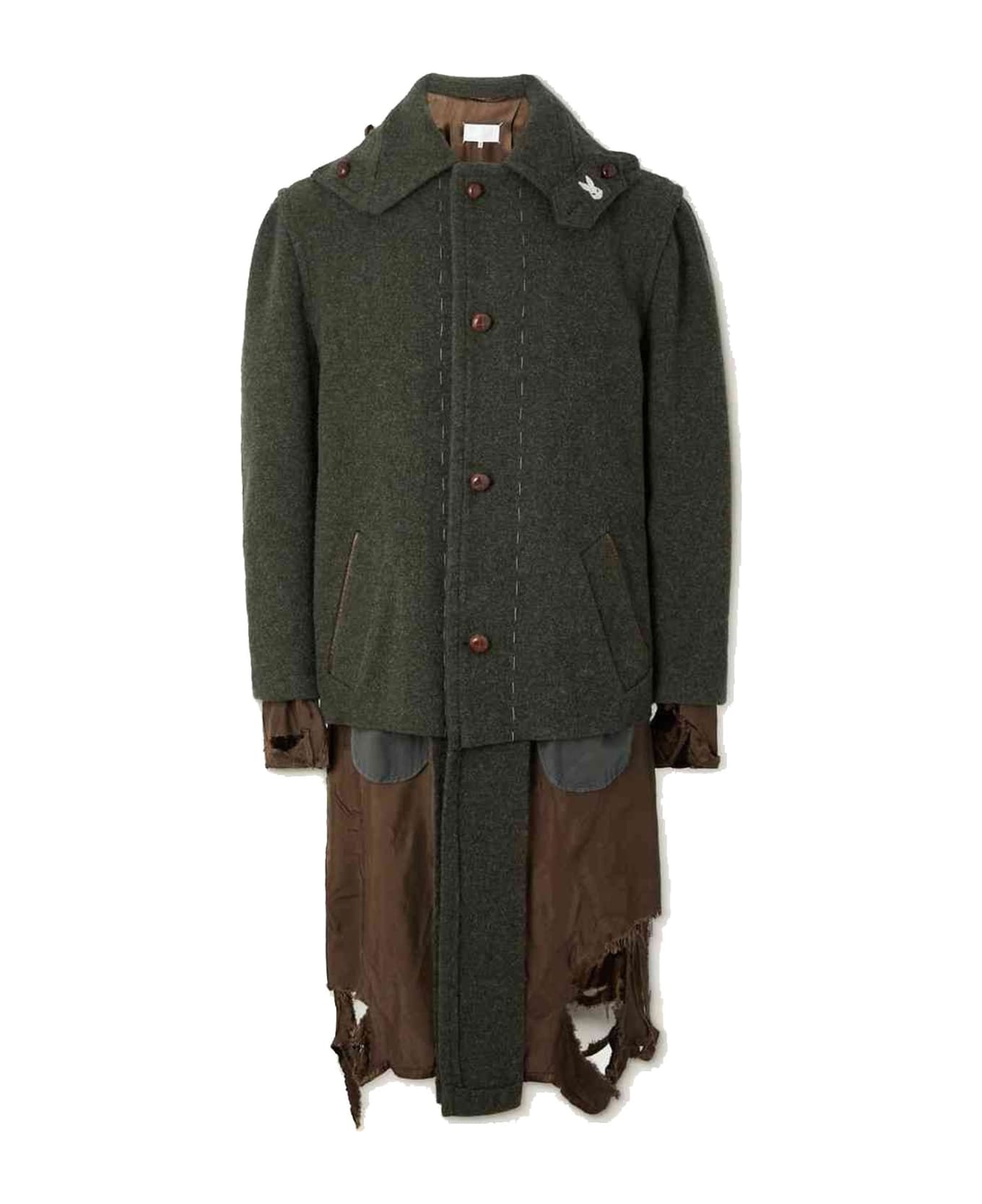 Destroyed-look Coat - 1