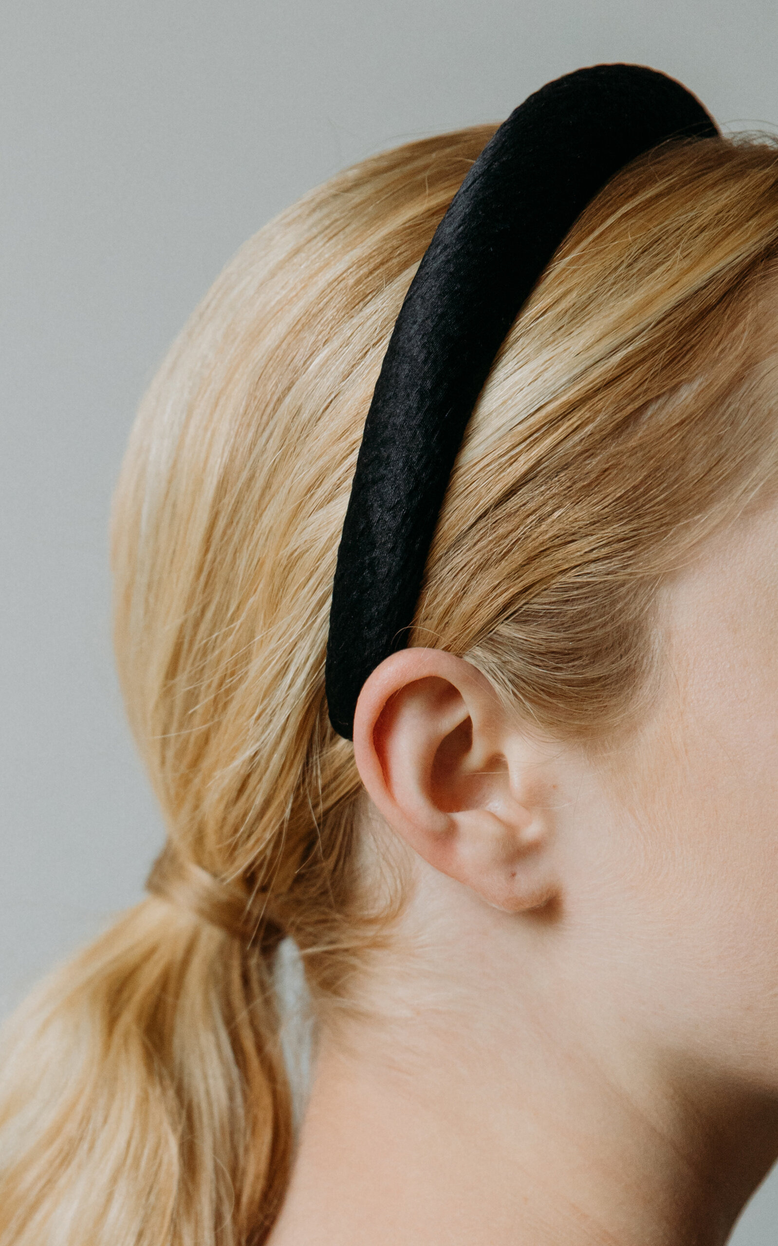 Tori Silk Headband black - 4