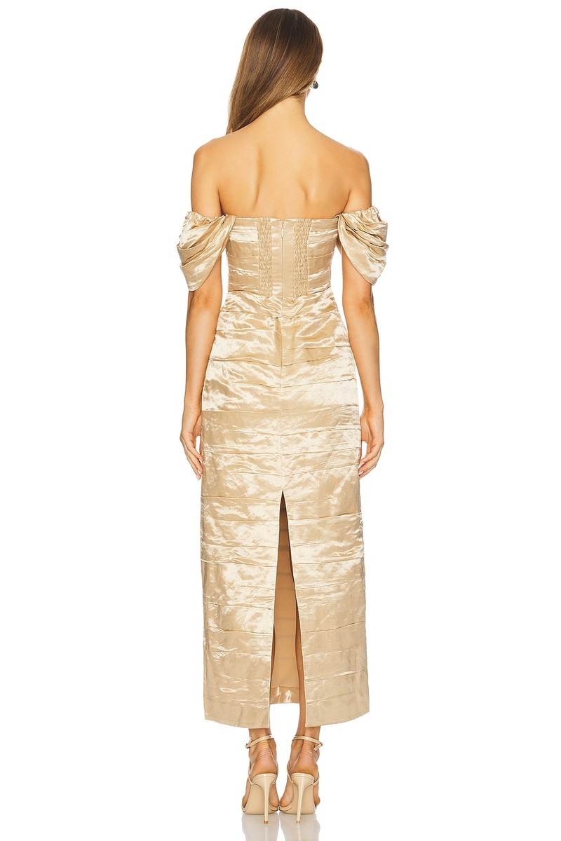 Aje. Zara Gathered Midi Dress outlook